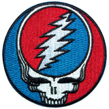 Grateful Dead Patches - Iron On - Steal Your Face Classic