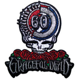 Grateful Dead Patches - Iron On - 60th Anniversary Skull & Logo