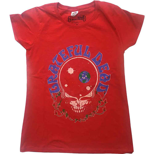 Grateful Dead Woman's T Shirt - Space Your Face & Logo