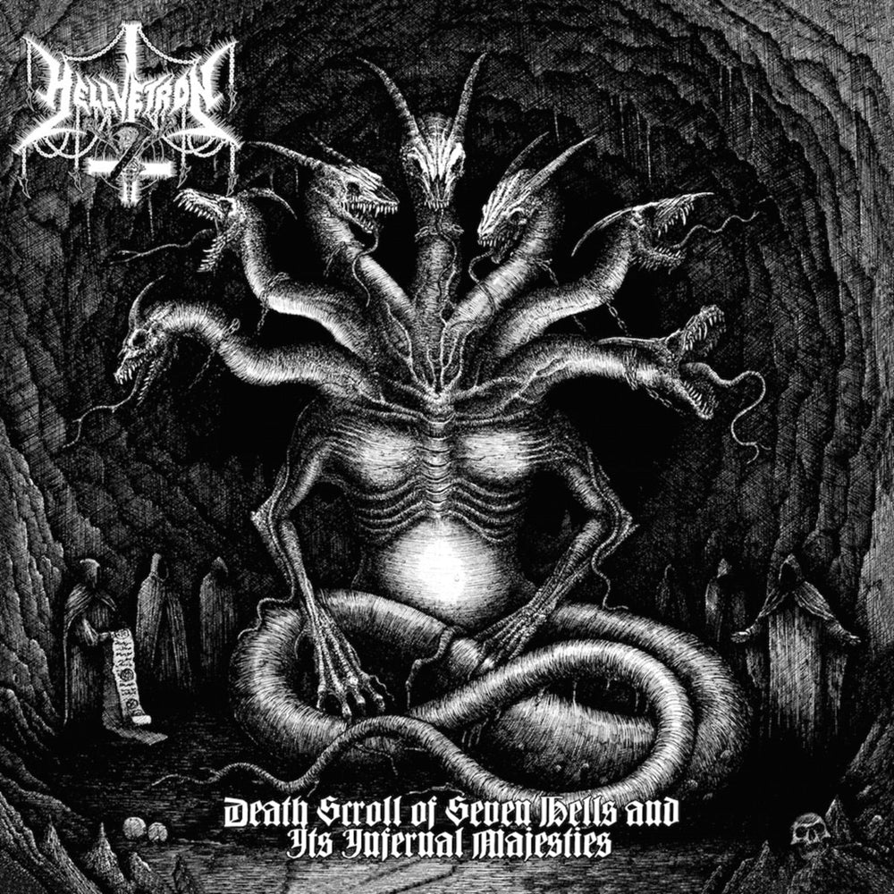Hellvetron LP - Death Scroll Of Seven Hells And It’S Infernal Majesties | Buy Now For 29.99