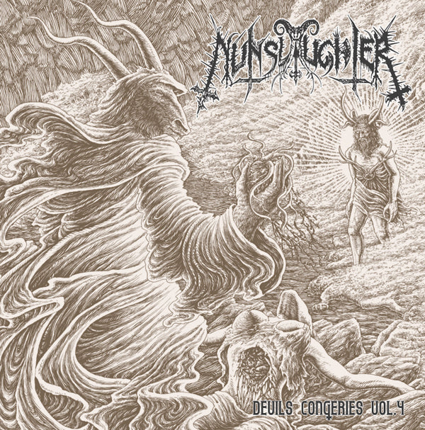 Nunslaughter LP - Devilâ‚¬â„¢s Congeries Vol. 4 (2lp Brown & Clear Cloudy Vinyl)