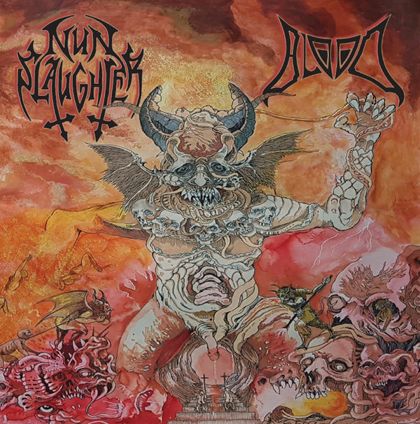 Nunslaughter/Blood LP - Split | Buy Now For 50.99