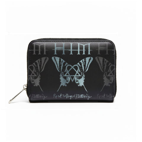 Rocksax HIM Purse (Women's Bi-Fold Zipped Wallet) - Butterfly