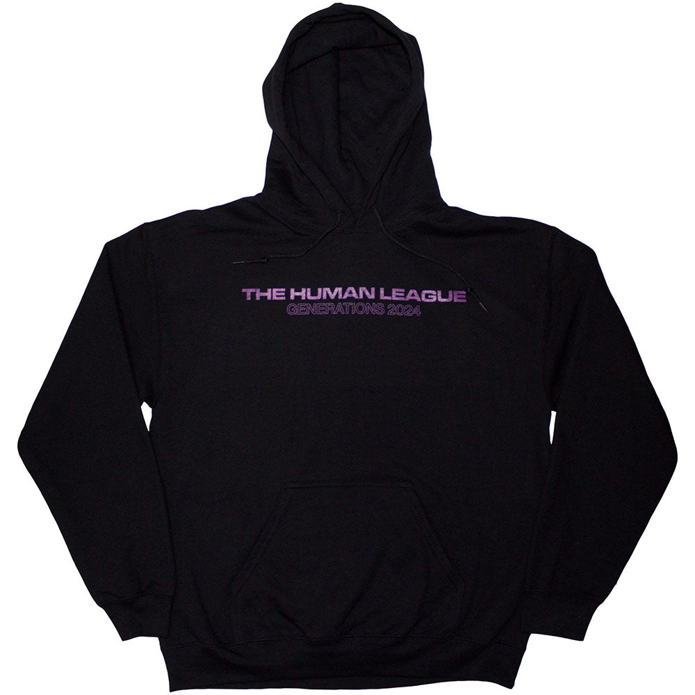 The Human League Pullover Hoodie - Generations Tour '24 Logo | Buy Now For 39.99