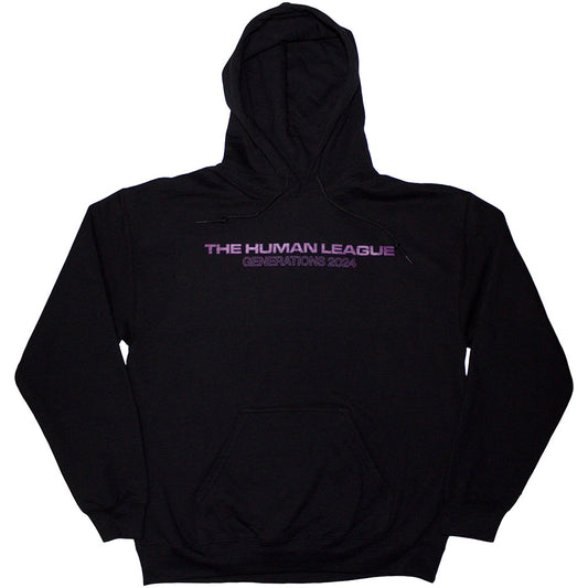 The Human League Pullover Hoodie - Generations Tour '24 Logo | Buy Now For 39.99