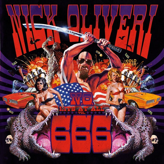 Nick Oliveri LP - N.O. Hits At All - Vol. 666 (Coloured Vinyl) | Buy Now For 38.99