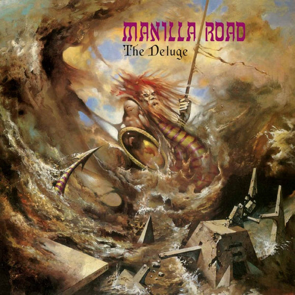 Manilla Road LP - The Deluge (Orange/Blue Bi-Colour Vinyl) | Buy Now For 59.99
