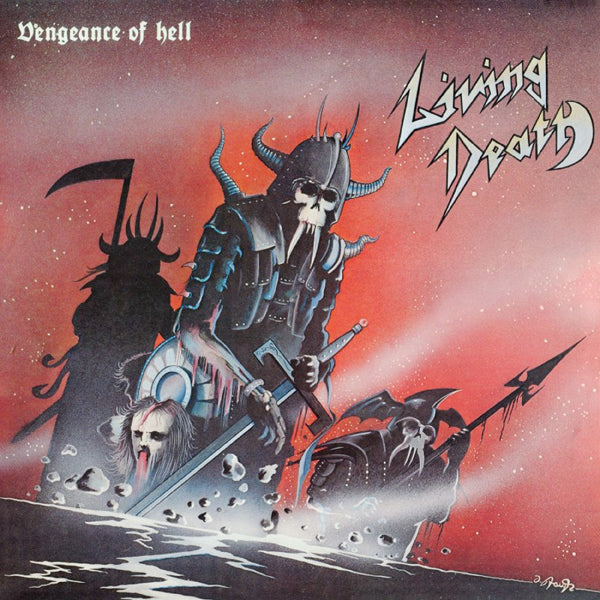 Living Death LP - Vengeance Of Hell (Clear / Red Marbled Vinyl) | Buy Now For 59.99