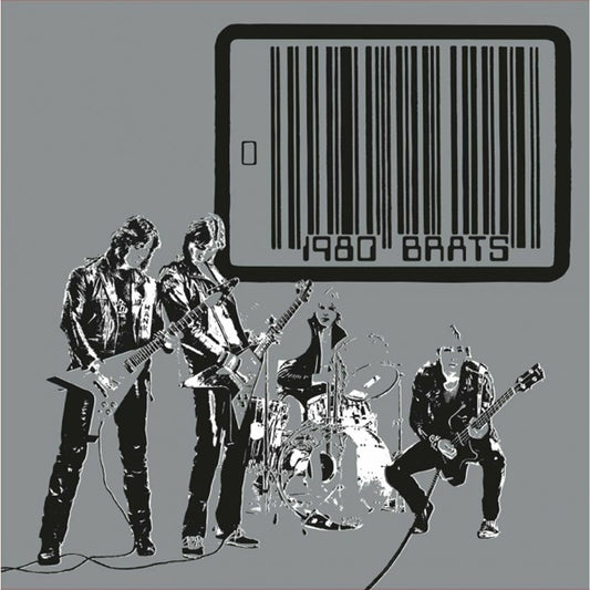 Brats LP - 1980 (Black/ Silver Bi-Color Split Vinyl) | Buy Now For 74.99