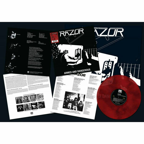 Razor LP - Armed And Dangerous (Marbled Vinyl) | Buy Now For 68.99