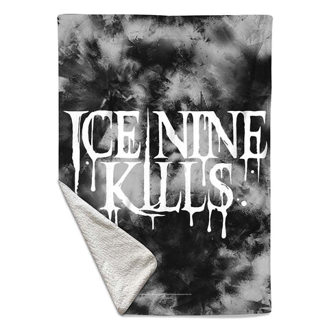 Rocksax Ice Nine Kills Sherpa Fleece Blanket - Drippy logo