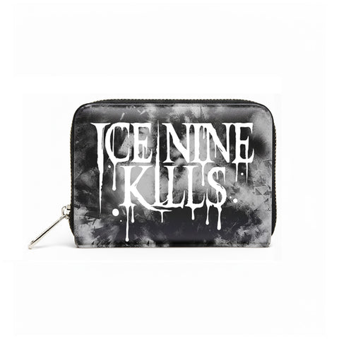 Rocksax Ice Nine Kills Purse (Women's Bi-Fold Zipped Wallet) - Drippy Logo