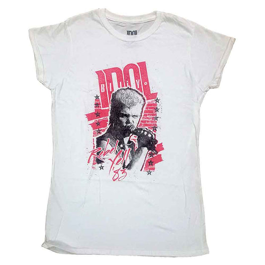 Billy Idol Woman's T Shirt - Rebel Yell