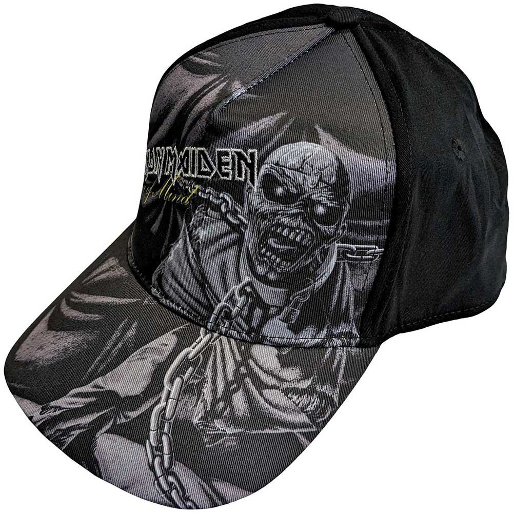 Iron Maiden  Baseball Caps - Piece Of Mind Greyscale