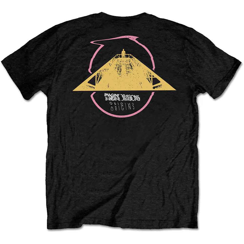 Imagine Dragons T Shirt - Original Circle Glitch