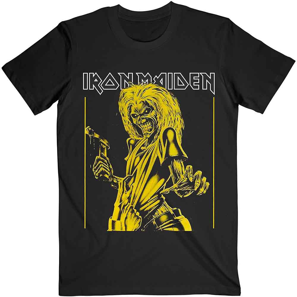 Iron Maiden T Shirt - Yellow Flyer