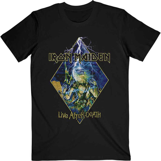 Iron Maiden T Shirt - Live After Death Diamond