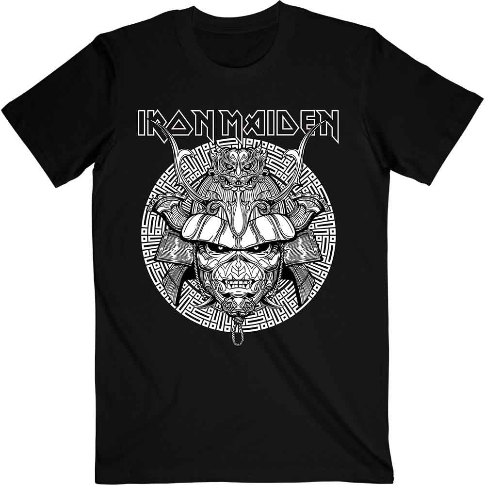 Iron Maiden T Shirt - Samurai Graphic White