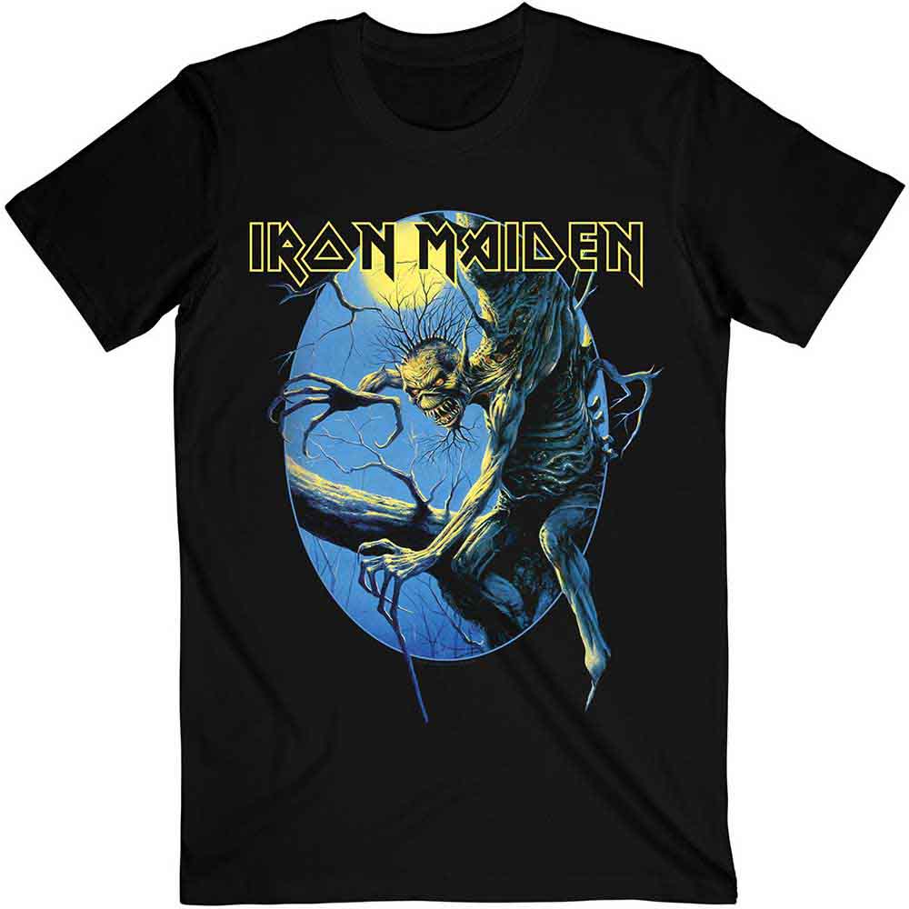 Iron Maiden T Shirt - FOTD Oval Eddie Moon