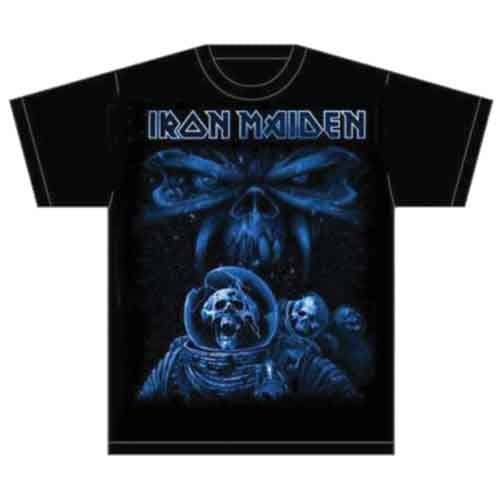 Iron Maiden T Shirt - FF Blue Album Spaceman