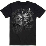 Iron Maiden T Shirt - Senjutsu Large Grayscale Heads