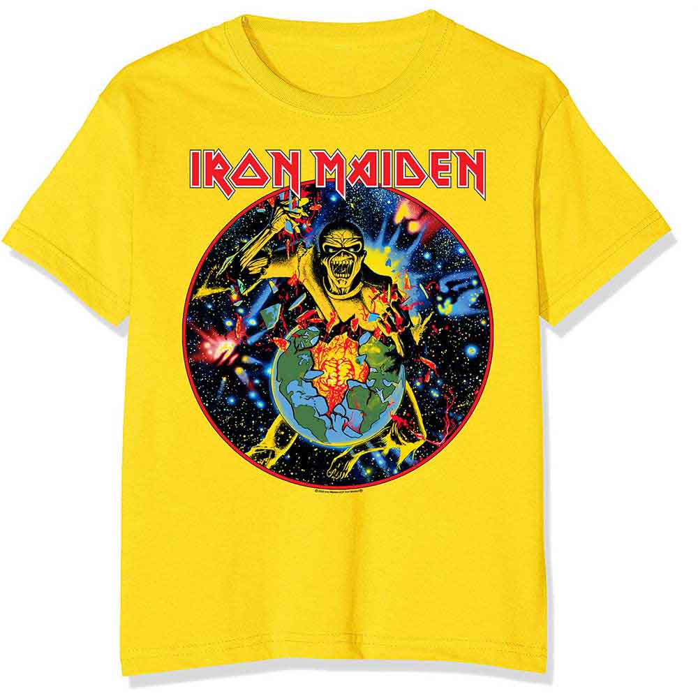 Iron Maiden T Shirt - World Piece Tour Circle