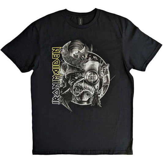 Iron Maiden T Shirt - The Future Past Tour '23 Greyscale
