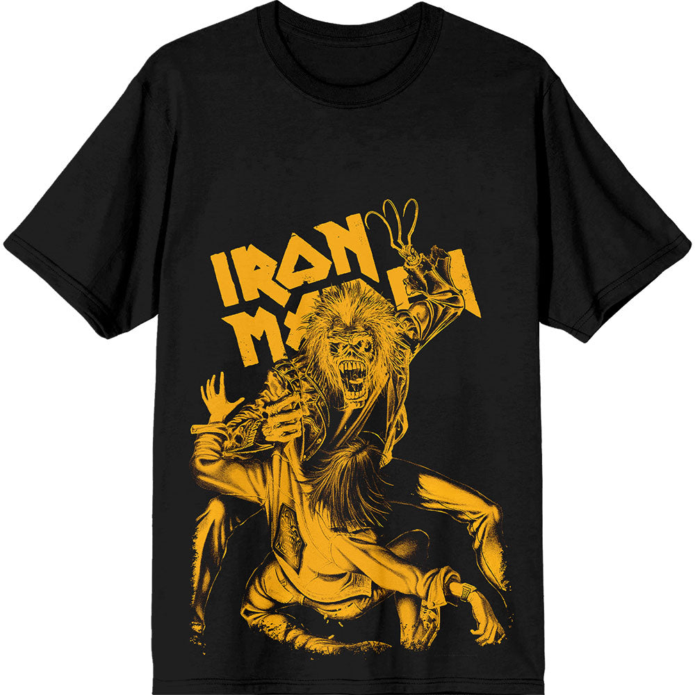 Iron Maiden T Shirt - No Prayer Claw Jumbo Yellow | Buy Now For 24.99