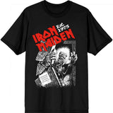 Iron Maiden T Shirt - Est. 1975 No Prayer Grave Red Logo | Buy Now For 24.99