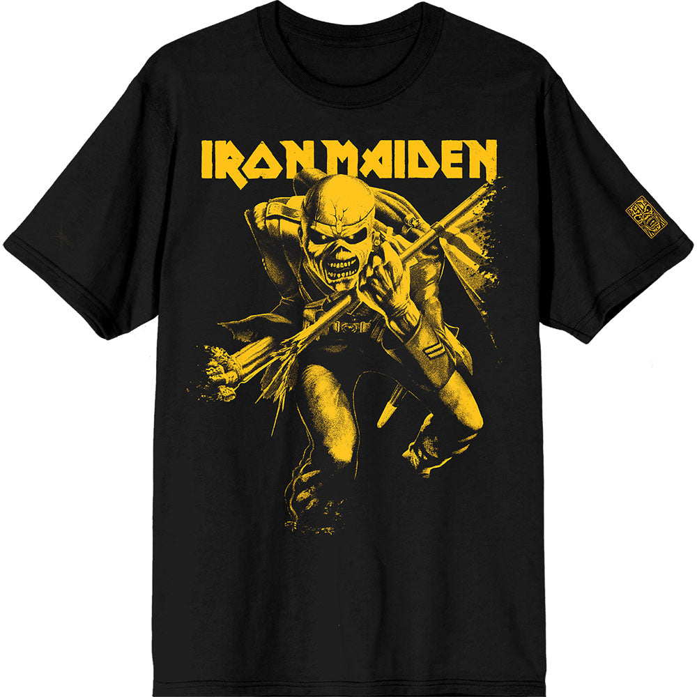 Iron Maiden T Shirt - 50 Trooper Crop Yellow | Buy Now For 24.99