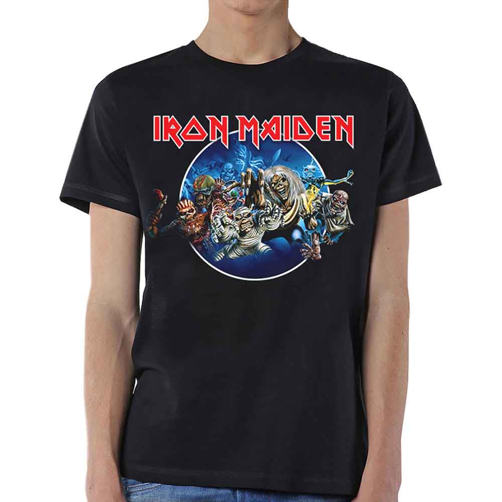 Iron Maiden T Shirt - Wasted Years Circle