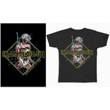 Iron Maiden T Shirt - Somewhere In Time Diamond