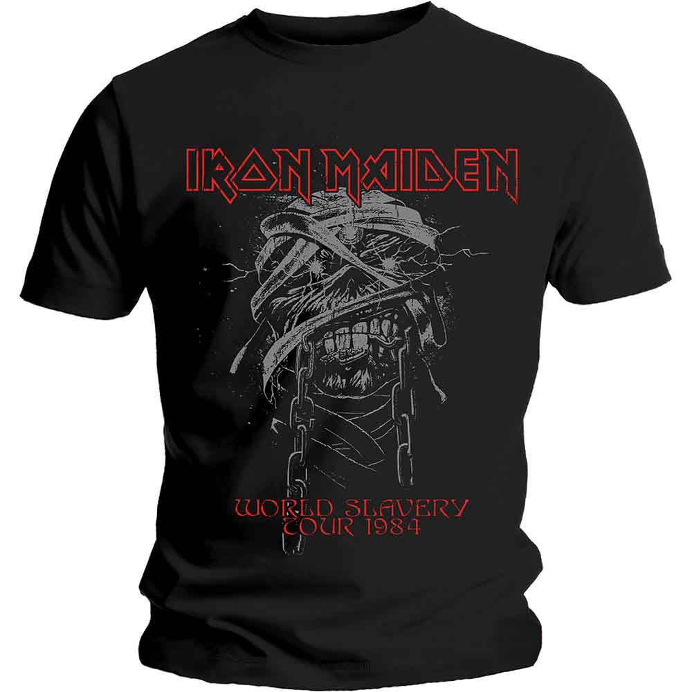Iron Maiden T Shirt - World Slavery 1984 Tour