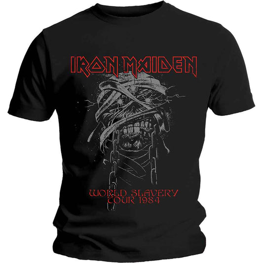 Iron Maiden T Shirt - World Slavery 1984 Tour