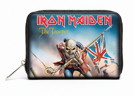 Rocksax Iron Maiden Purse (Women's Bi-Fold Zipped Wallet) - Trooper