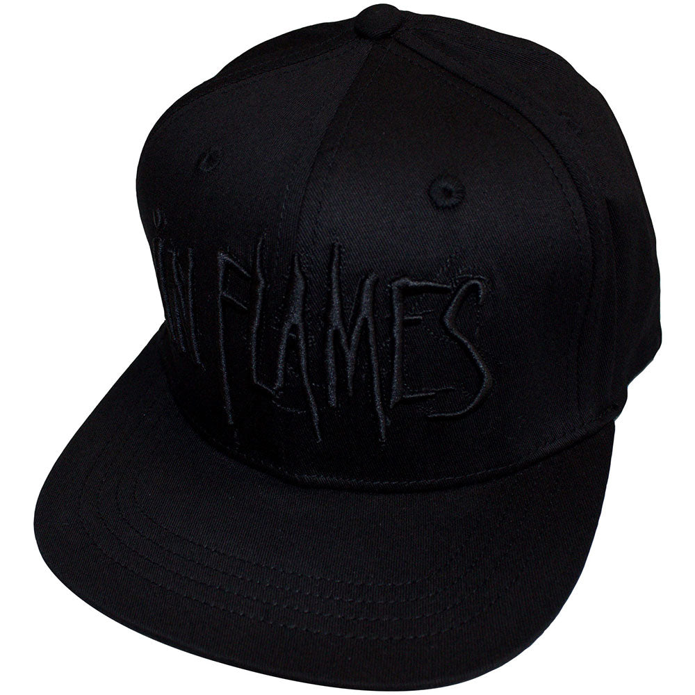 In Flames Baseball Caps - Black Logo