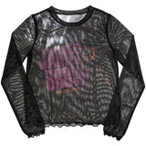 James Brown Woman's Long Sleeve Crop Top - Mr Dynamite