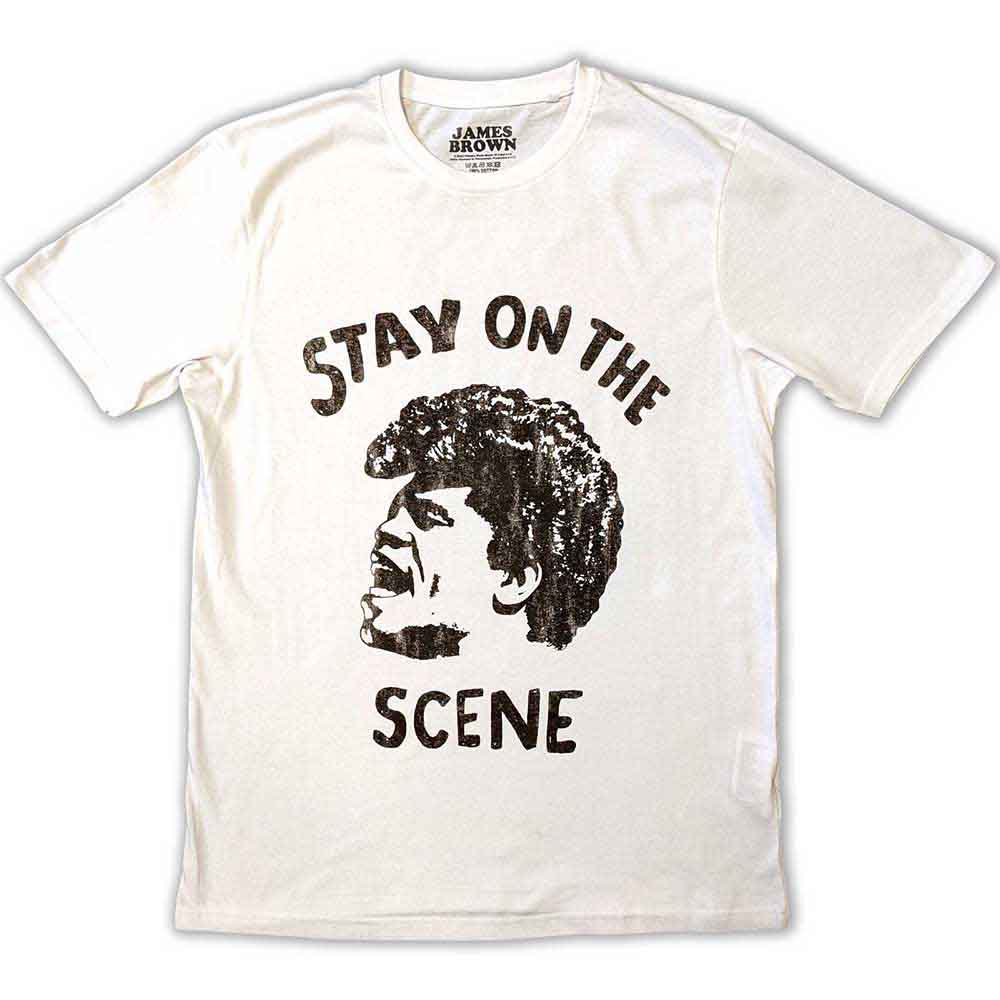 James Brown T Shirt - Stay On The Scene