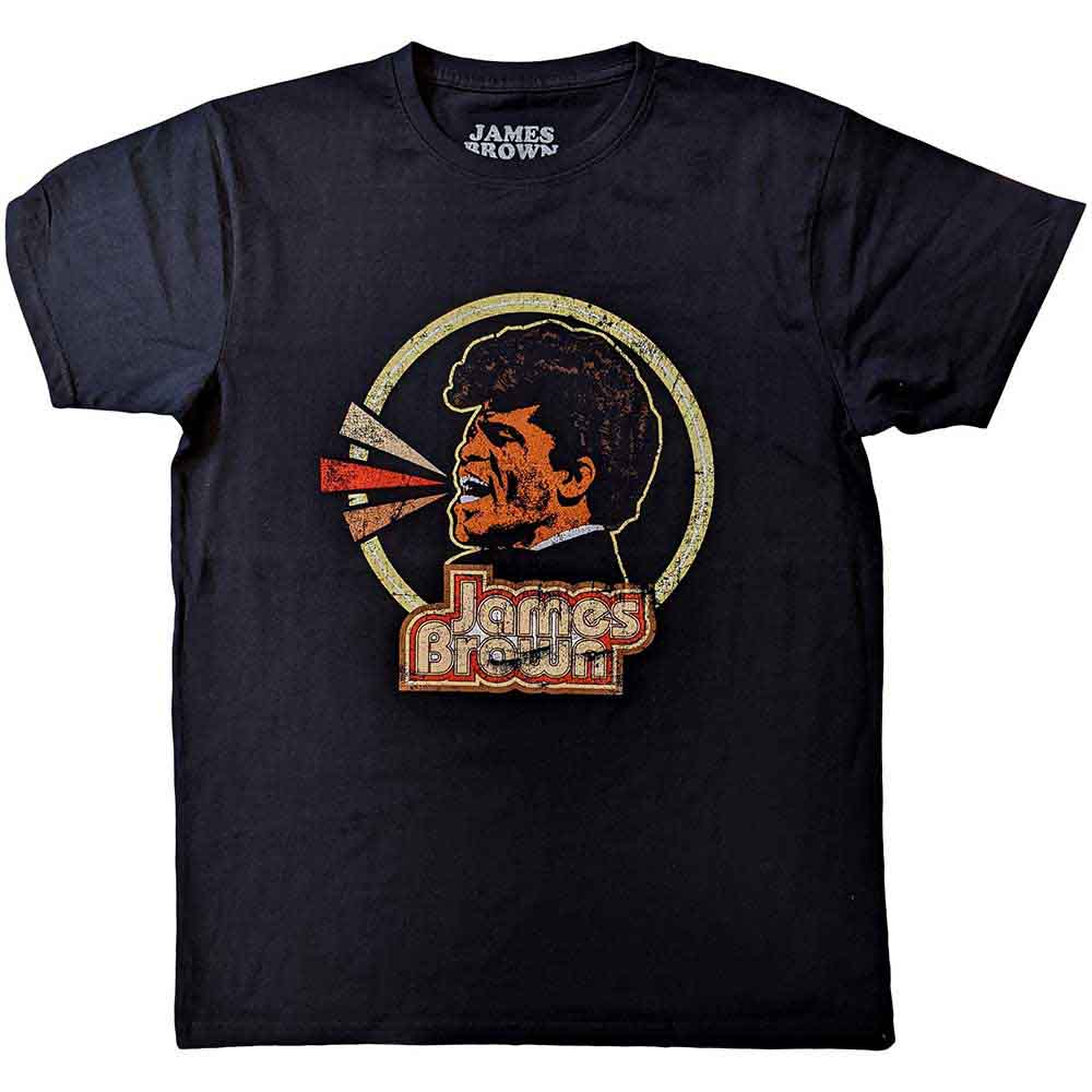 James Brown T Shirt - Circle & Logo