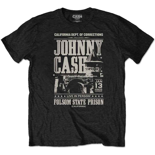 Johnny Cash T Shirt - Prison Poster
