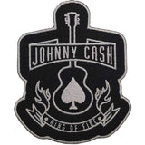 Johnny Cash Patches - Iron On - Guitar