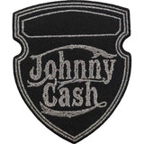Johnny Cash Patches - Iron On - Metallic Shield