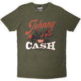 Johnny Cash T Shirt - Desert Cowboy Stone Wash | Buy Now For 24.99