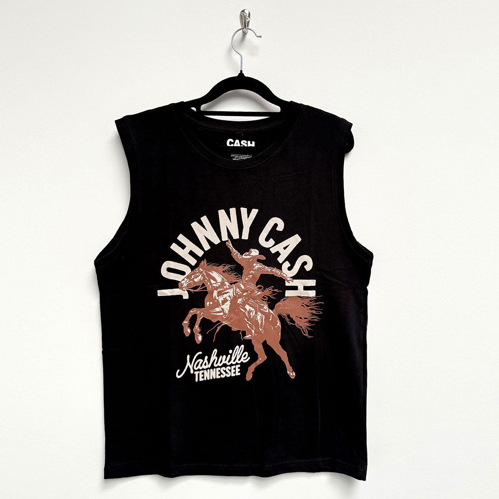Johnny Cash Vest Top - Nashville Concert | Buy Now For 24.99