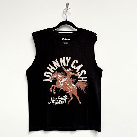 Johnny Cash Vest Top - Nashville Concert | Buy Now For 24.99