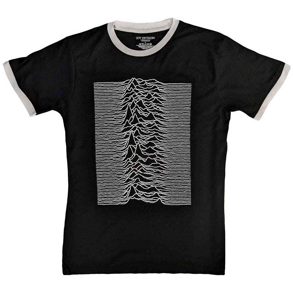 Joy Division T Shirt - Unknown Pleasures Ringer