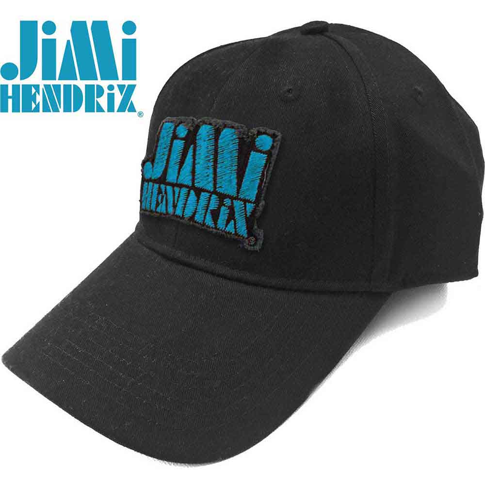 Jimi Hendrix Baseball Caps - Blue Stencil Logo