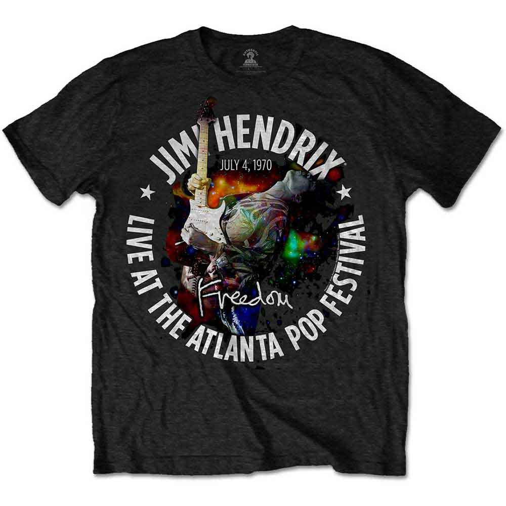 Jimi Hendrix T Shirt - Atlanta Pop Festival 1970