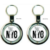 John Lennon Spinner Keychains - NYC