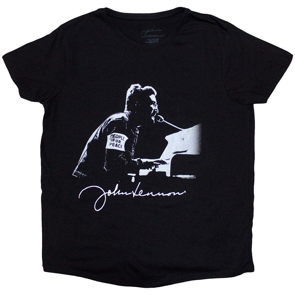 John Lennon Woman's T Shirt - People For Peace